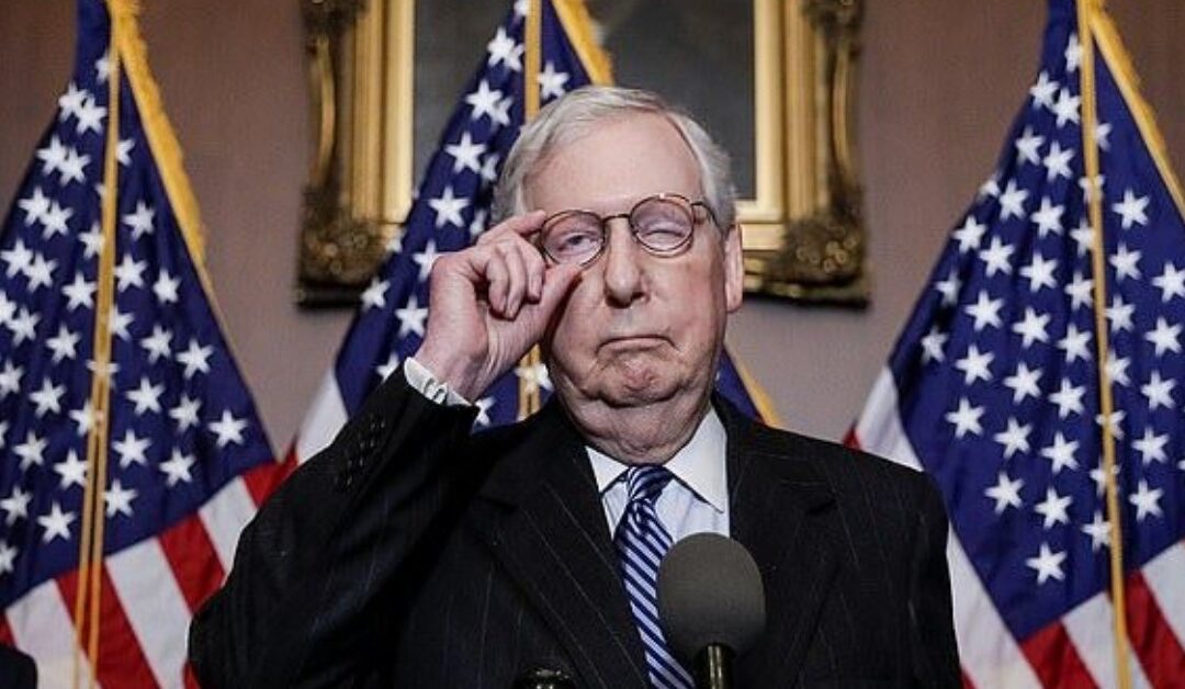 Senate Minority Leader Mitch McConnell Sells Out The GOP, AGAIN!