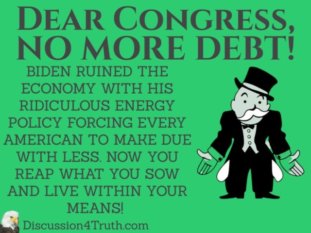 Don't raise the Debt Limit
