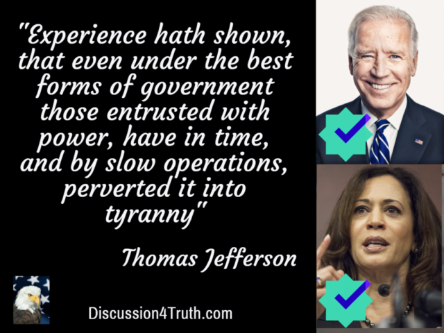 Tyrannical Power Biden Harris